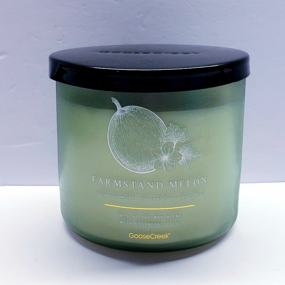 Goose Creek FARMSTAND MELON Large 3-Wick Scented Candle, 14.5 oz